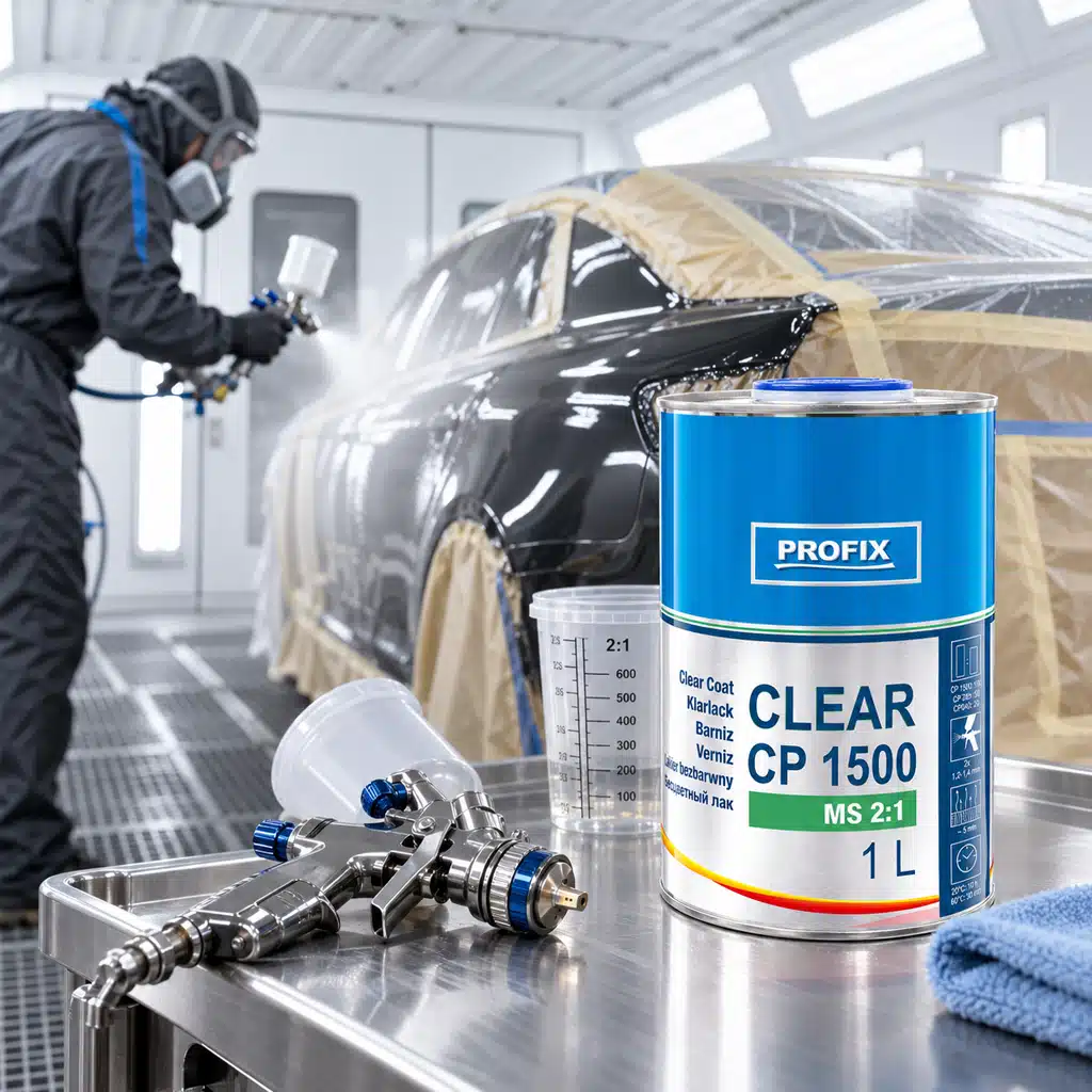 Profix 2K Blanke Lak CP1500 KHF aanbrengen