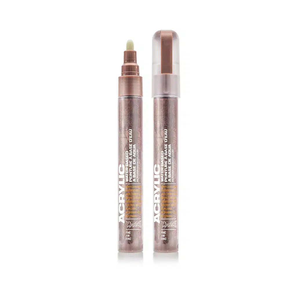 Montana Acrylic Marker 2mm Fine Copper Matt