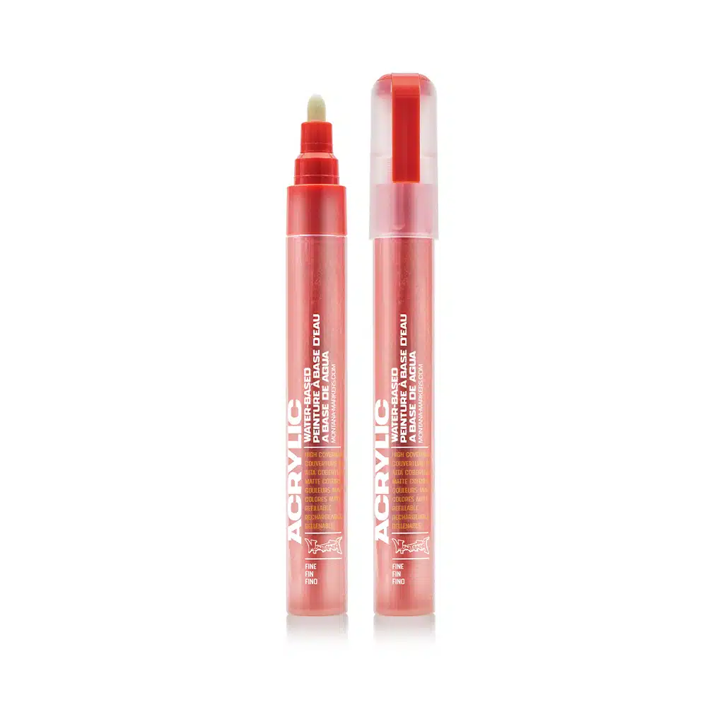 Montana Acrylic Marker 2mm Fine Orange Dark