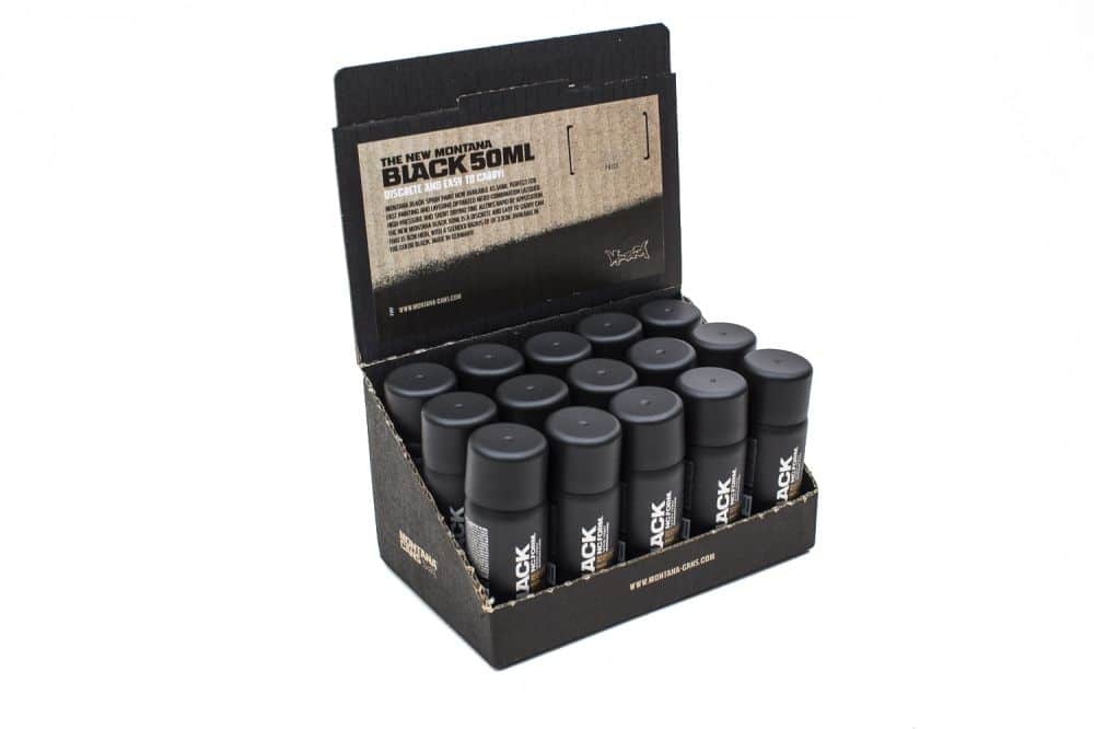 Montana Black 50ml verpakkingen