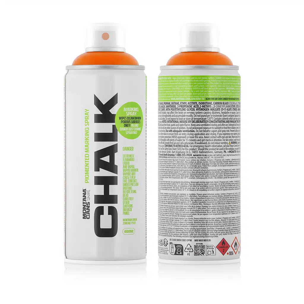 Montana Chalk Spuitbus Orange