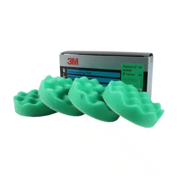 3M 50499 Perfect It Polijstschijf Medium 75mm Groen 4 stuks