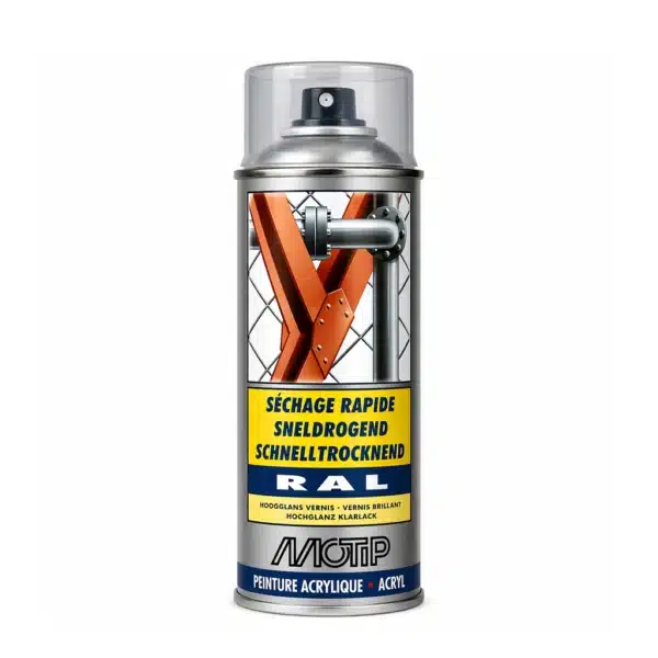Motip Acryl Industrial Blanke Vernis High Gloss 400ML