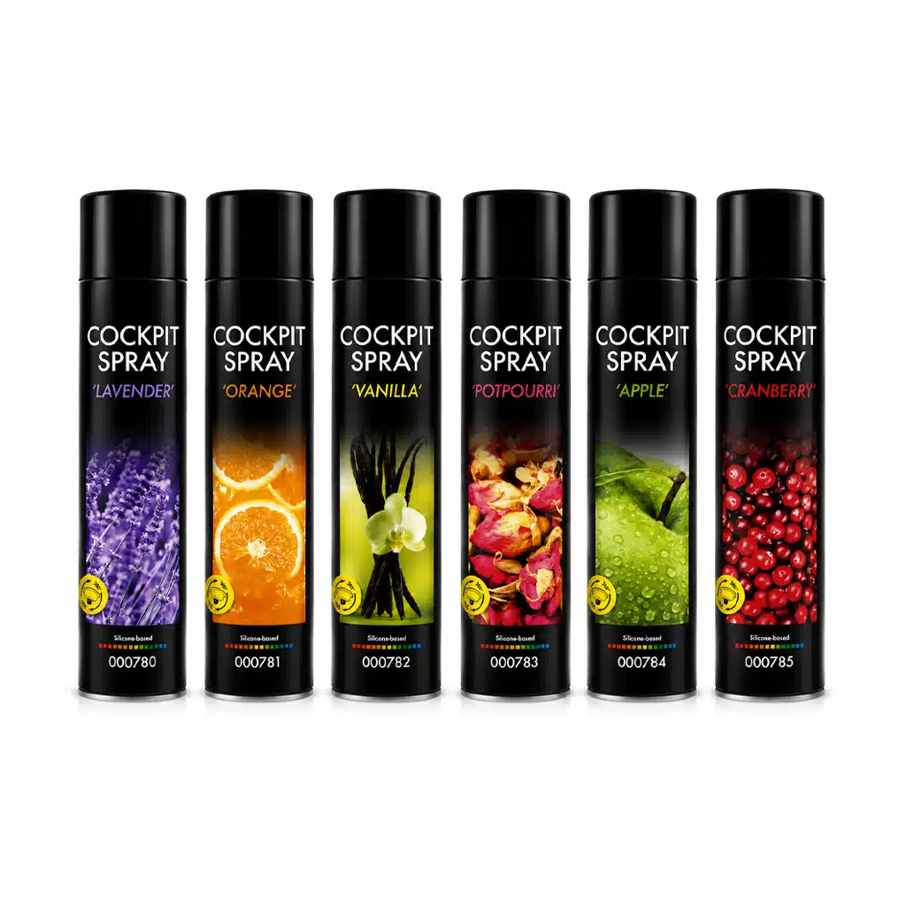 Motip Cockpitspray met Geurtje Hoogglans 600ml